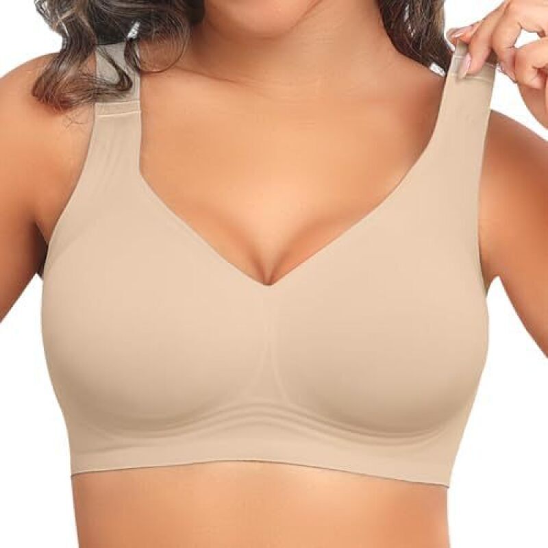 Mastectomy Bra Pocket - Women's Seamless Wireless Push Up Bra