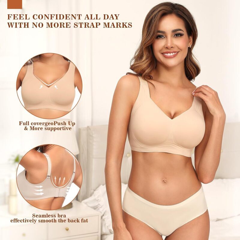 Women's Seamless Wireless Push - Mastectomy Bra Pocket 评论和价格